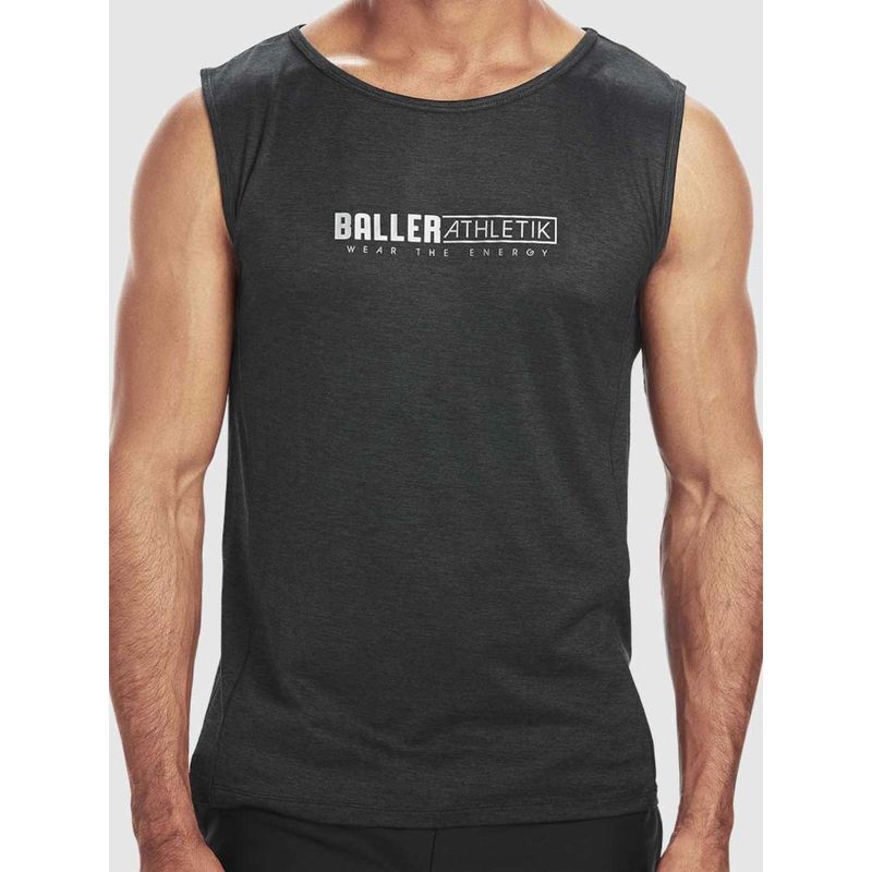 Baller Athletik Muscle Tank - Charcoal Grey (S)