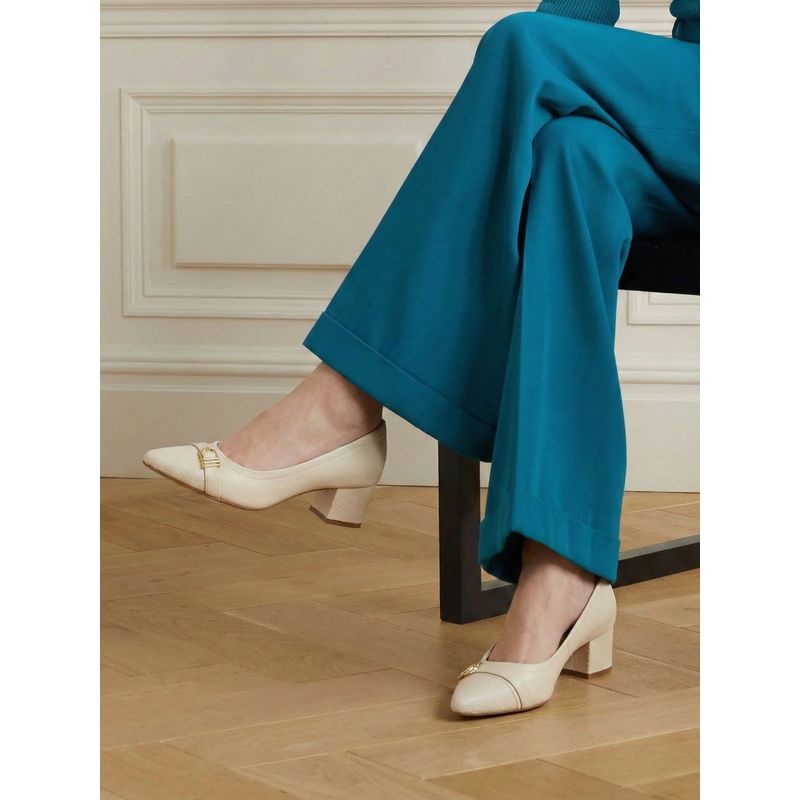 MODARE Cream Formal Pumps Heels (EURO 36)