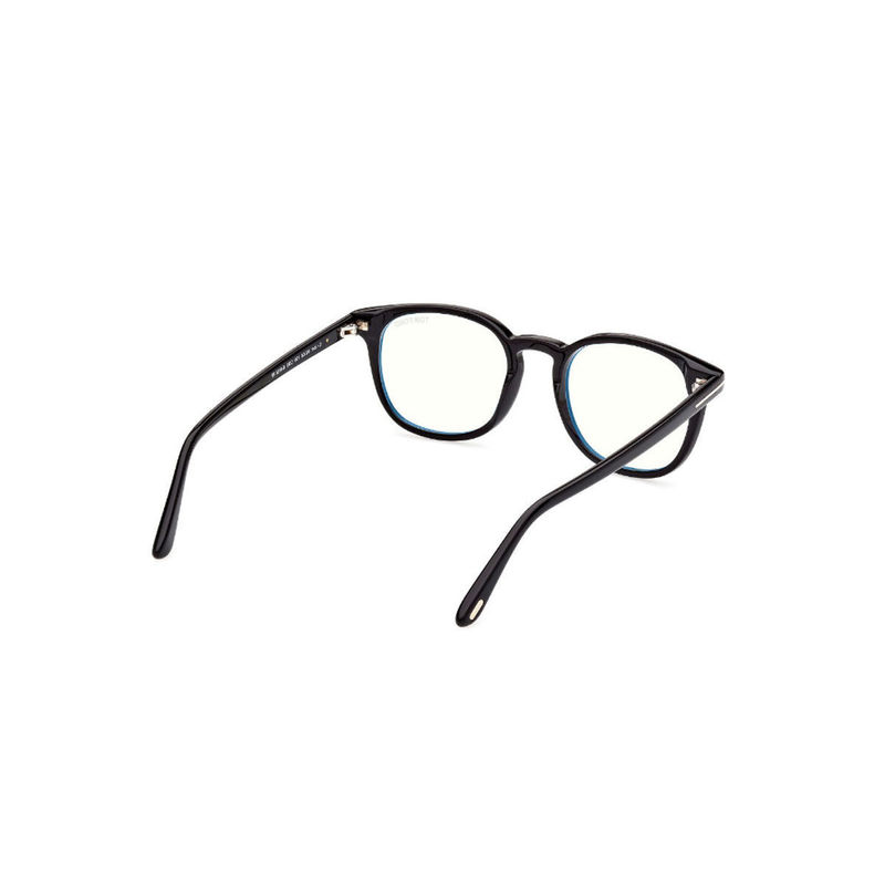 Tom Ford Eyewear Acetate Black Transparent Eyeglass Frame - FT5819-B 50 001