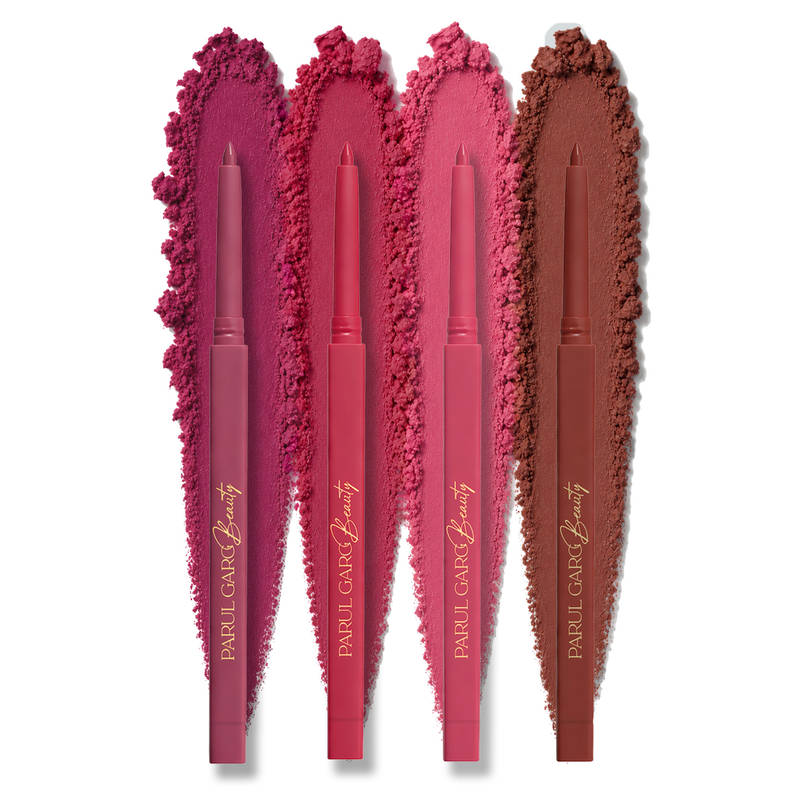 Parul Garg Beauty Classic Neutrals Lip Liner Pack of 4 - Highly Pigmented, Smooth Glide Lip Pencil