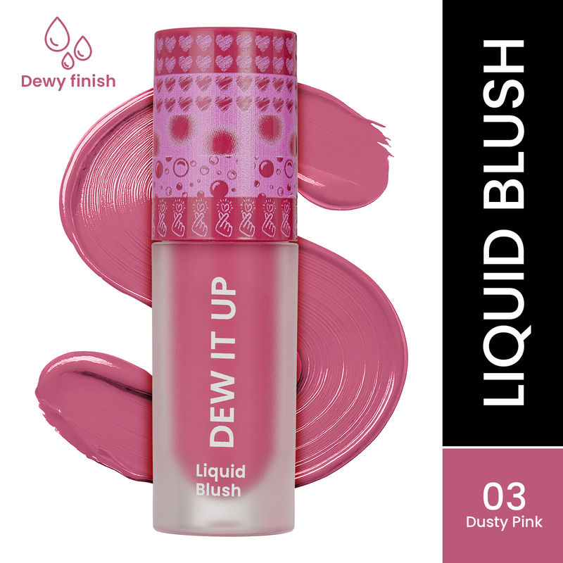 Swiss Beauty Dew It Up Liquid Blush - 3 Dusty Pink