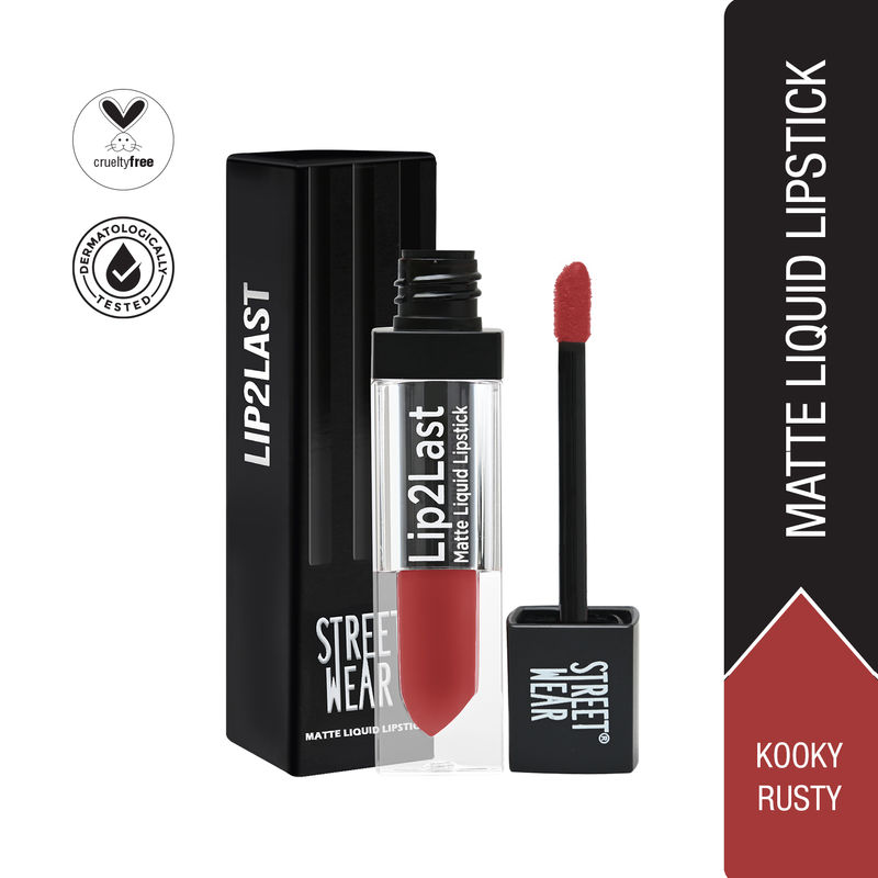 Street Wear Lip2last Matte Liquid Lipstick - Kooky Rusty