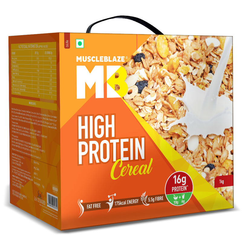 MuscleBlaze High Protein Cereal   Unflavored