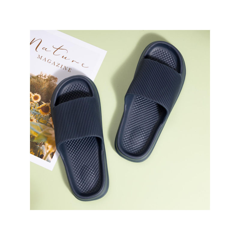 Drunken Men Navy Blue Sliders (EURO 44)