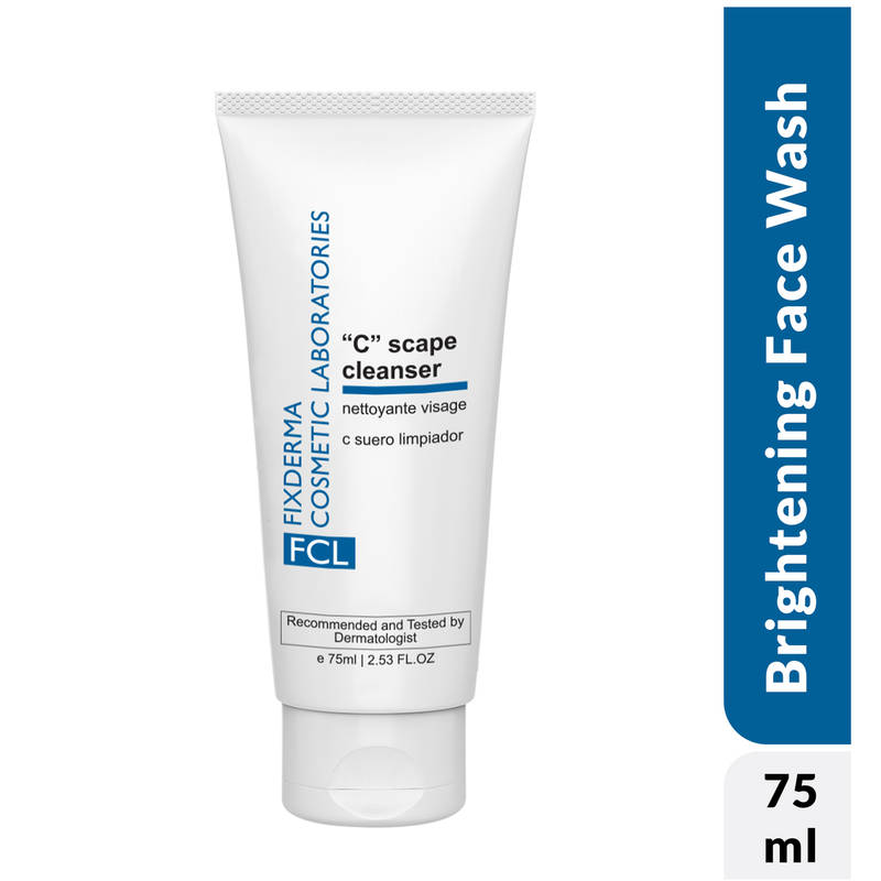FCL C Scape Face Cleanser Vitamin C Face Wash For Exfoliates Dead Cells