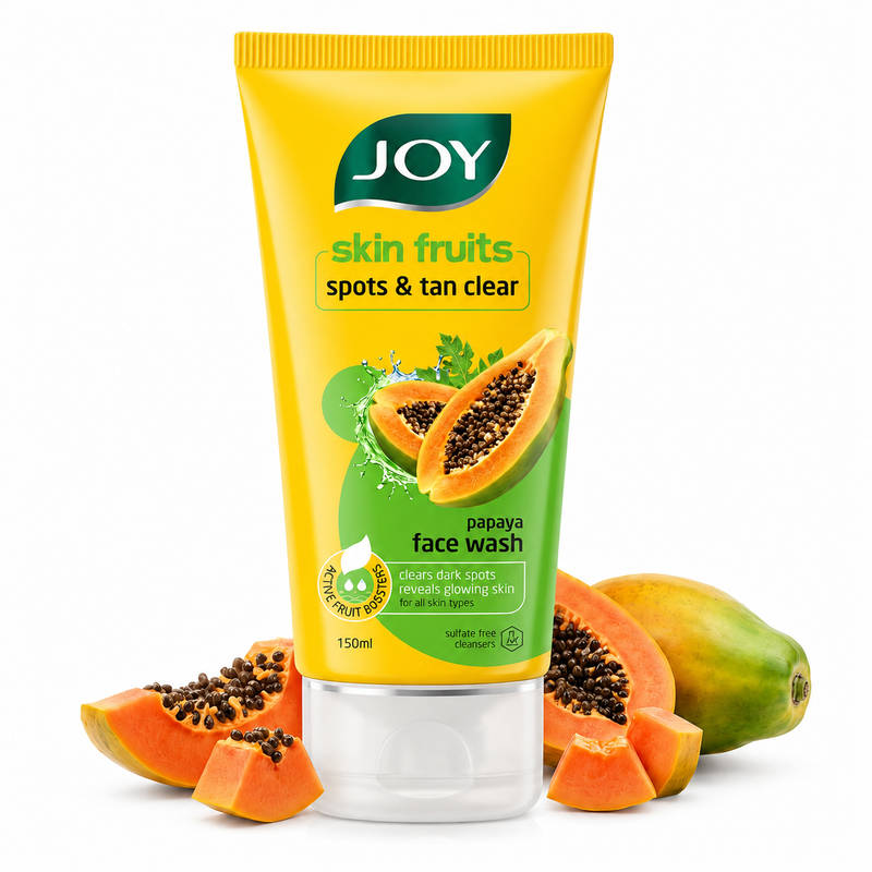 Joy Skin Fruits Spots & Tan Clear Face Wash with Papaya