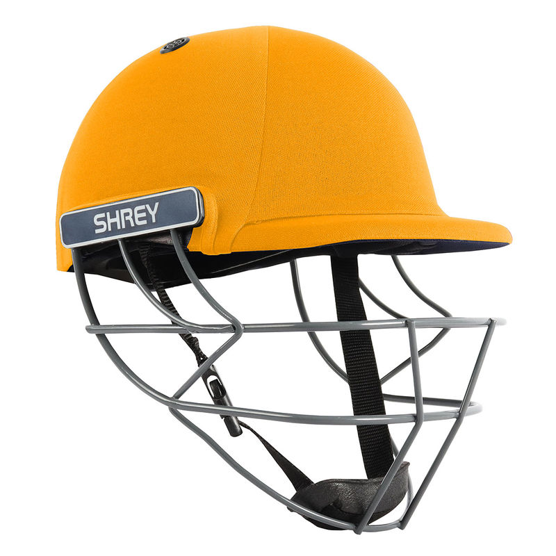 Shrey Performance Steel-Yellow Cricket Helmet (L)