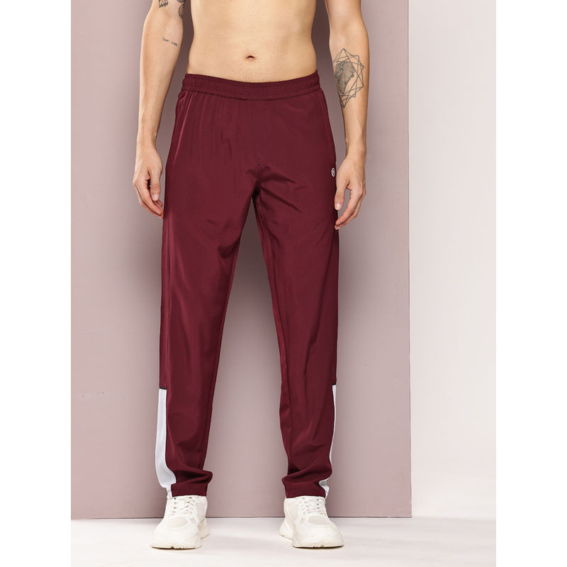 TURNFIT Wine Breathable Training Trackpant with Airflow Mesh (S)