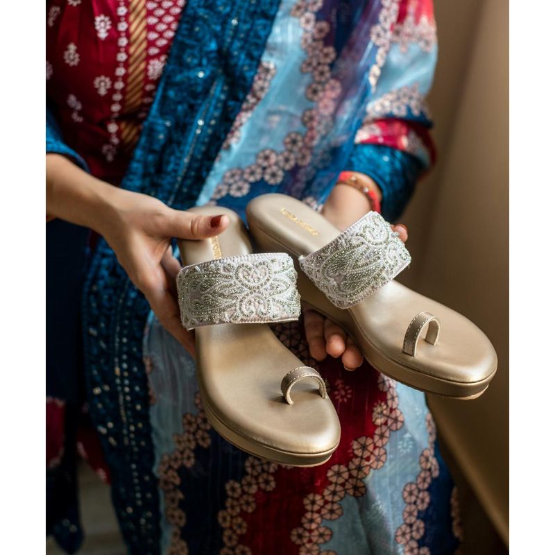 UrbanSway Basra Grey Wedges (EURO 38)