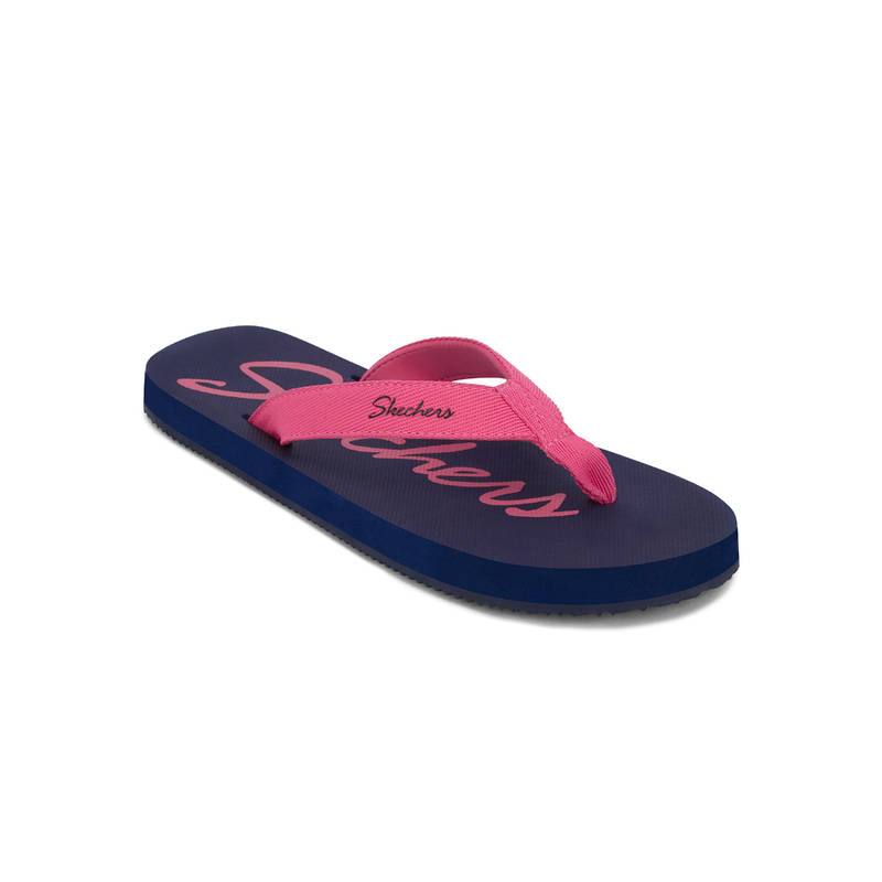 SKECHERS Women COURTWALD Casual Slip On Flipflops Pink (UK 5)