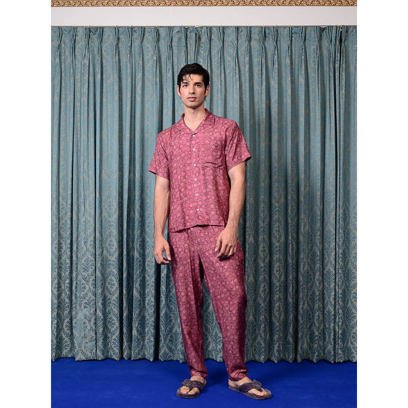 KOYTOY BY KYHAAN Wave Maroon Co-Ord (Set of 2) (S)