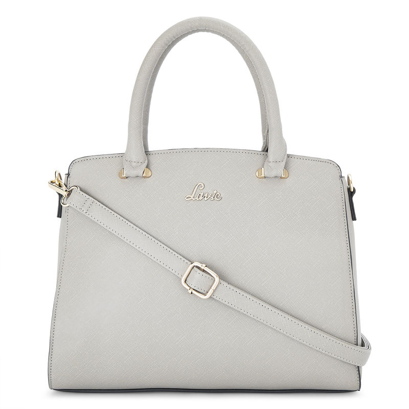 Lavie grey solid shoulder sales bag