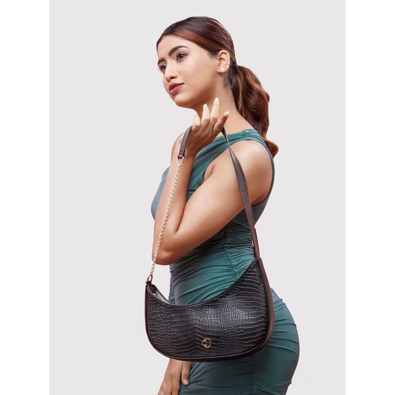 Buy Caprese July Baguette Shoulder Bag Black Online