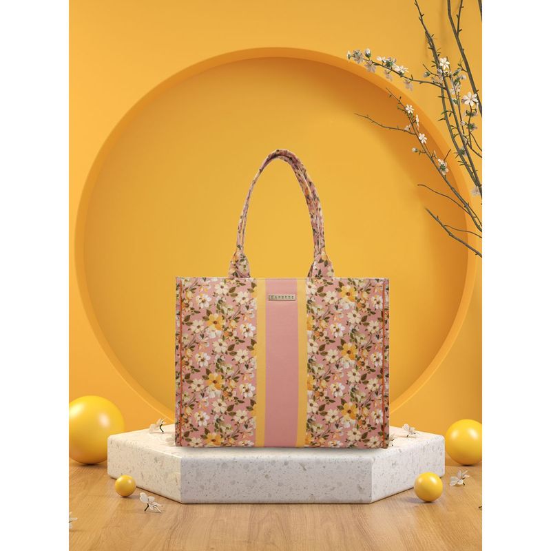 Buy Caprese Blossom Tote Bag Multicolor Online