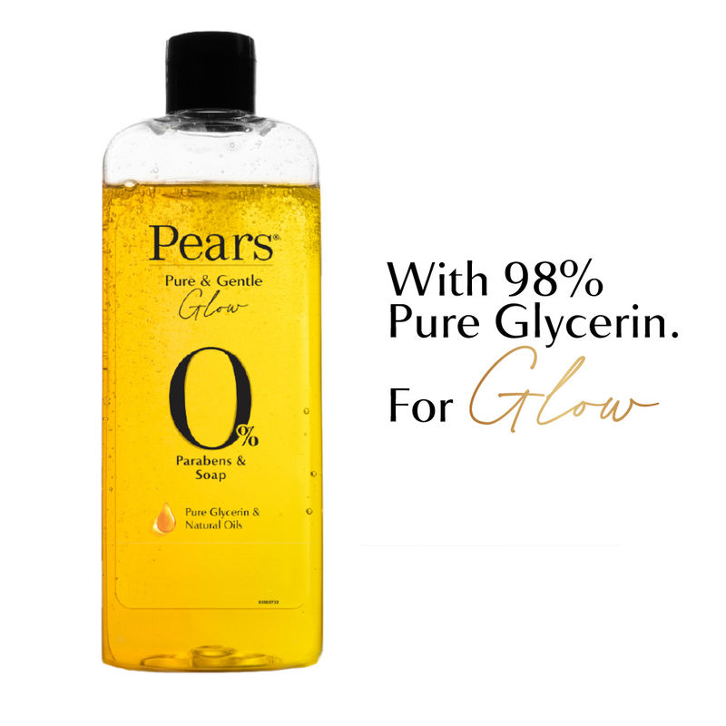 Pears Pure and Gentle Body Wash Paraben Free Shower Gel with 98% Pure Glycerin