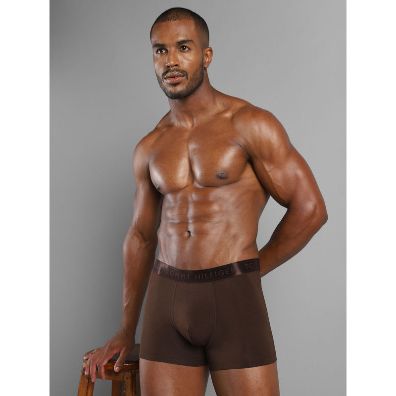 Tommy Hilfiger Men Brown Solid Trunk (M)