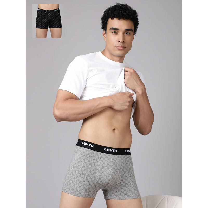 Levi's Men Multi-Color Printed 2 Trunks (Pack of 2) (S)
