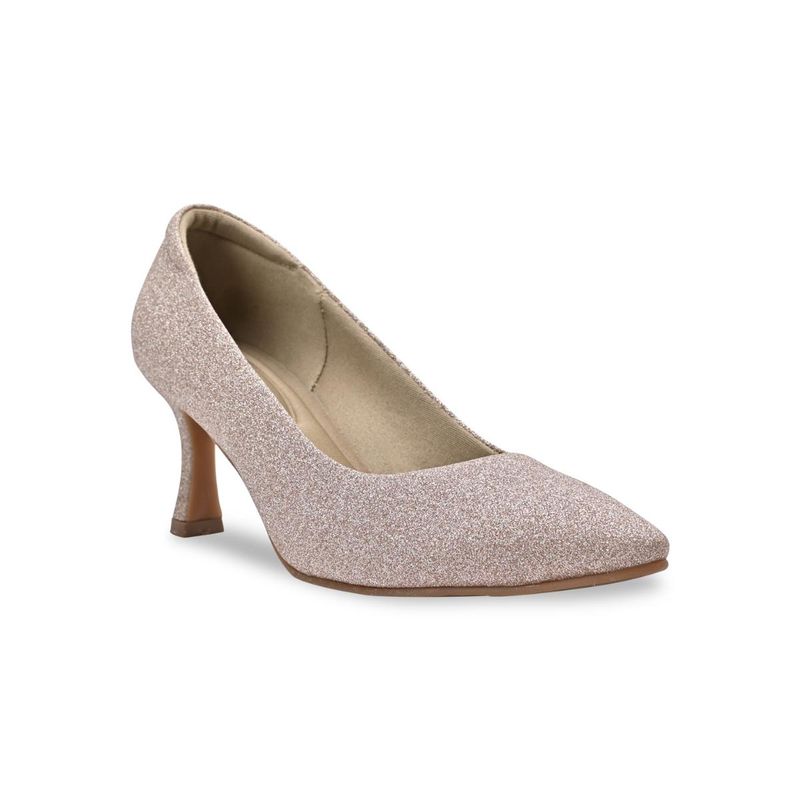 ROCIA By Regal Rose Gold Women High Pump Heels (EURO 37)