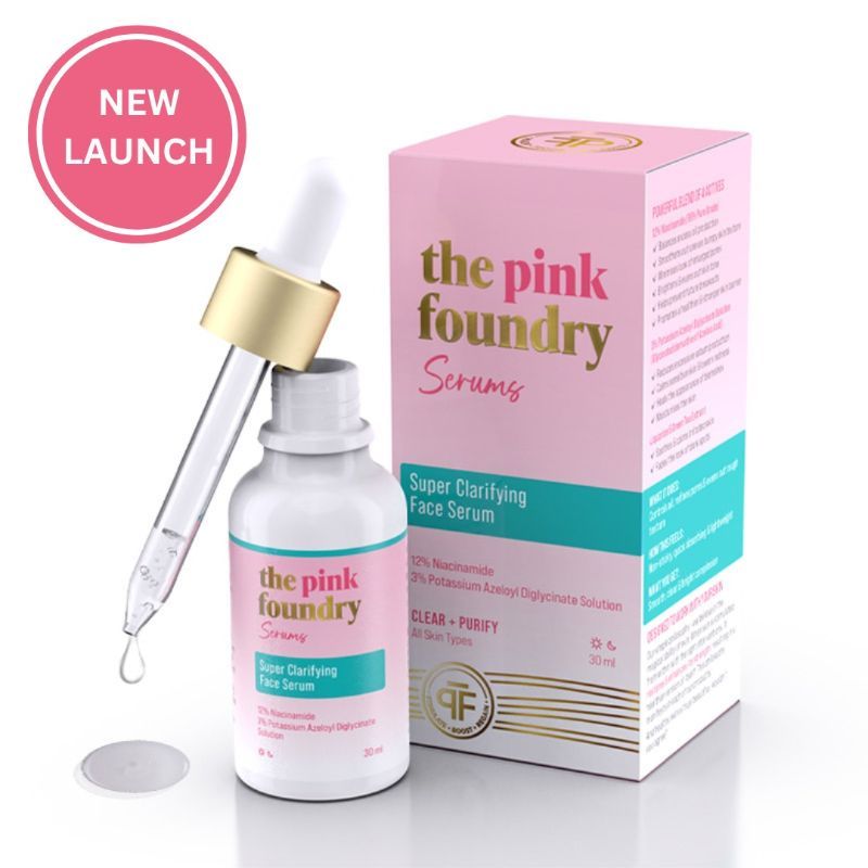 The Pink Foundry 12% Niacinamide Serum - Evens Skin Texture, Controls Excess Oil & Refines Pores
