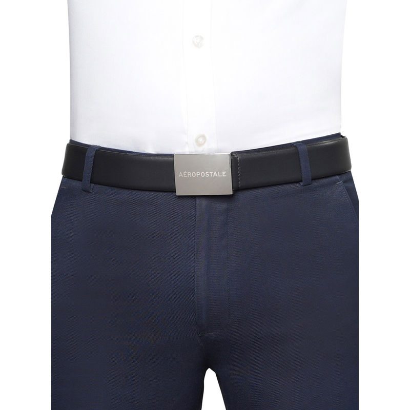 Aeropostale Men Casual Leather Belt - Black (S)