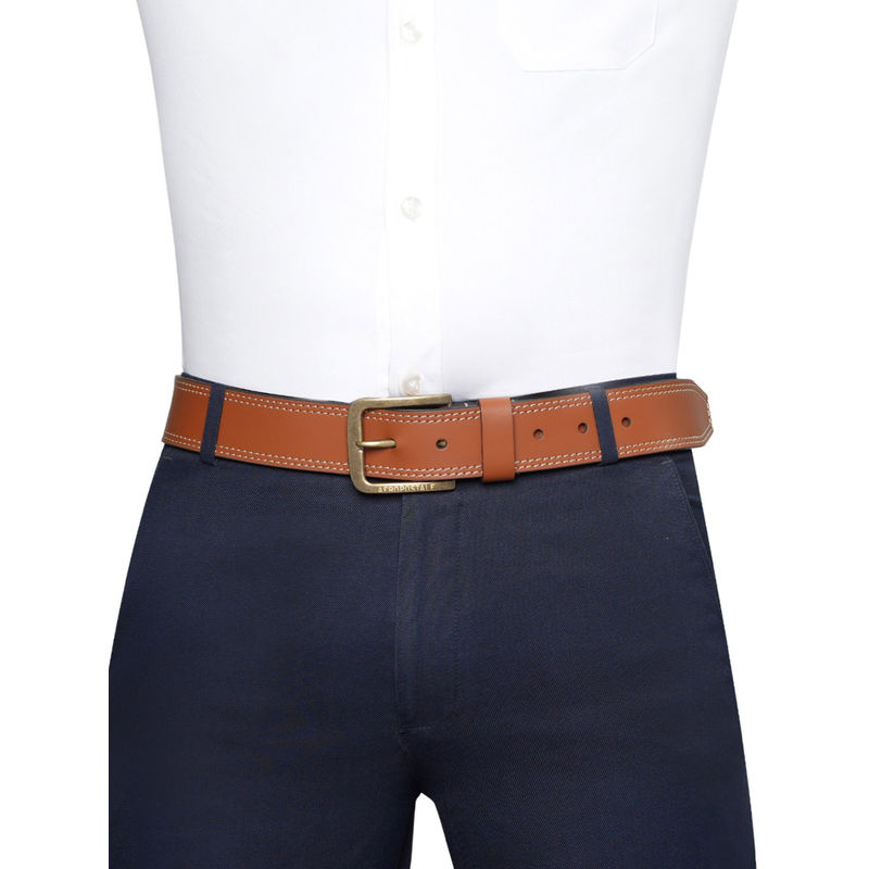 Aeropostale Men Casual Leather Belt - Tan (S)