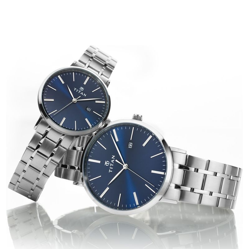 Titan hotsell watch blue