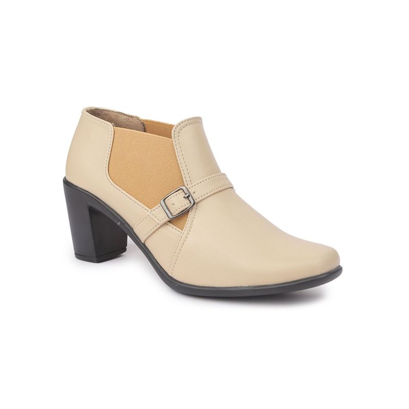 VALIOSAA Solid Off White Chelsea Boots (EURO 36) (EURO 36)