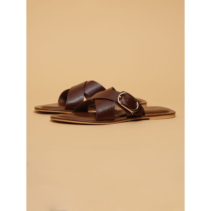 Eridani Women Justine Brown Flats (UK 4)