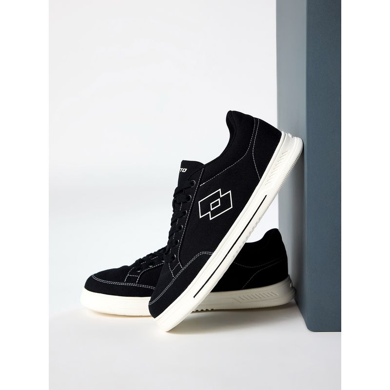 LOTTO Strada Vele Black Sneakers for Men (UK 7)