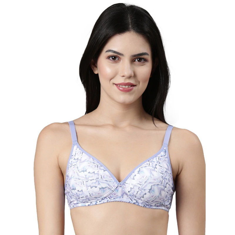 Enamor Perfect Coverage Cotton Padded & Wirefree T-Shirt Bra for Women (34D)