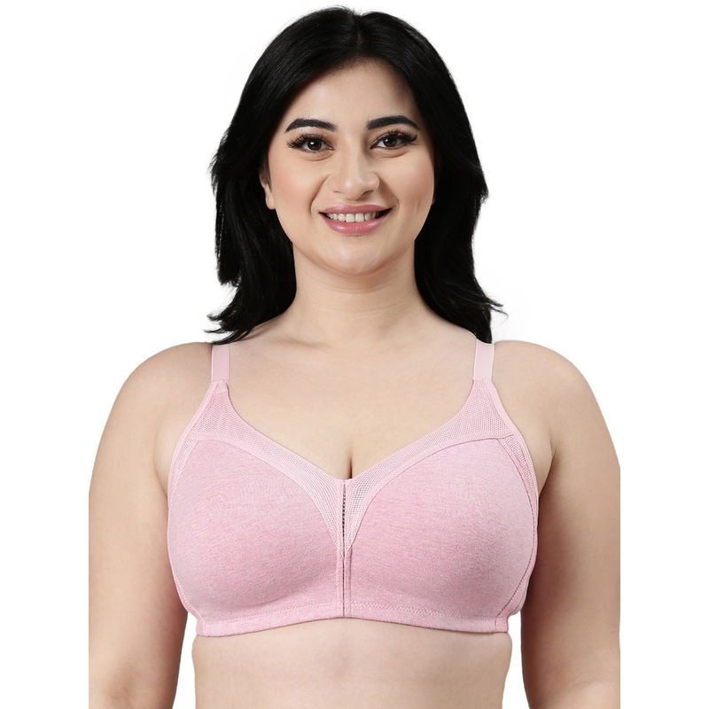 Enamor M-Frame Jiggle Control Fab-Cool Stretch Non Padded & Wirefree Cotton Bra (40C)
