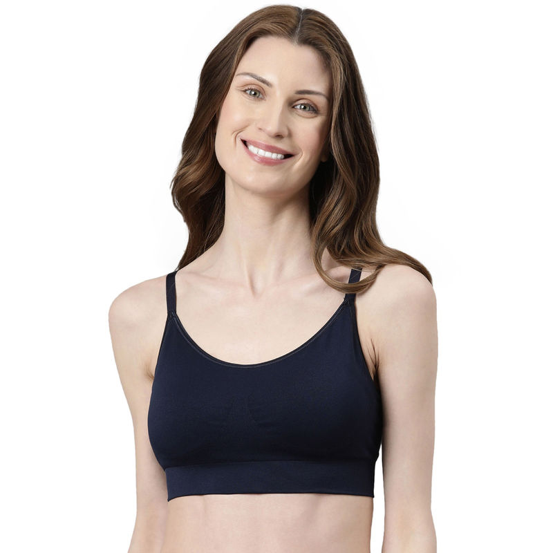 Enamor Ultimate Comfort Seamless No Pinch High Coverage Padded Wirefree T-Shirt Bra (XL)