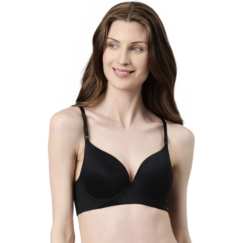 Enamor Transform Gel-cup Air-Brush Padded Wired Medium Coverage Push-Up Bra F114 (32C)