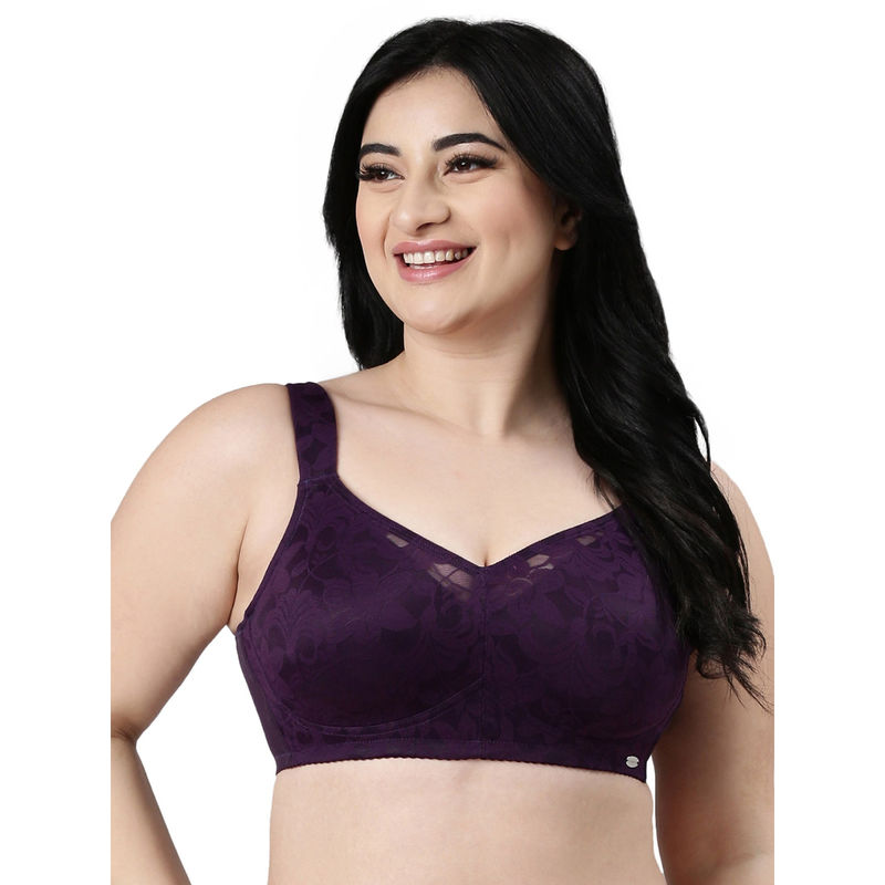 Enamor Smooth Curve Lift Super Support Full Coverage Non Padded & Wirefree Bra for Women (38DD)