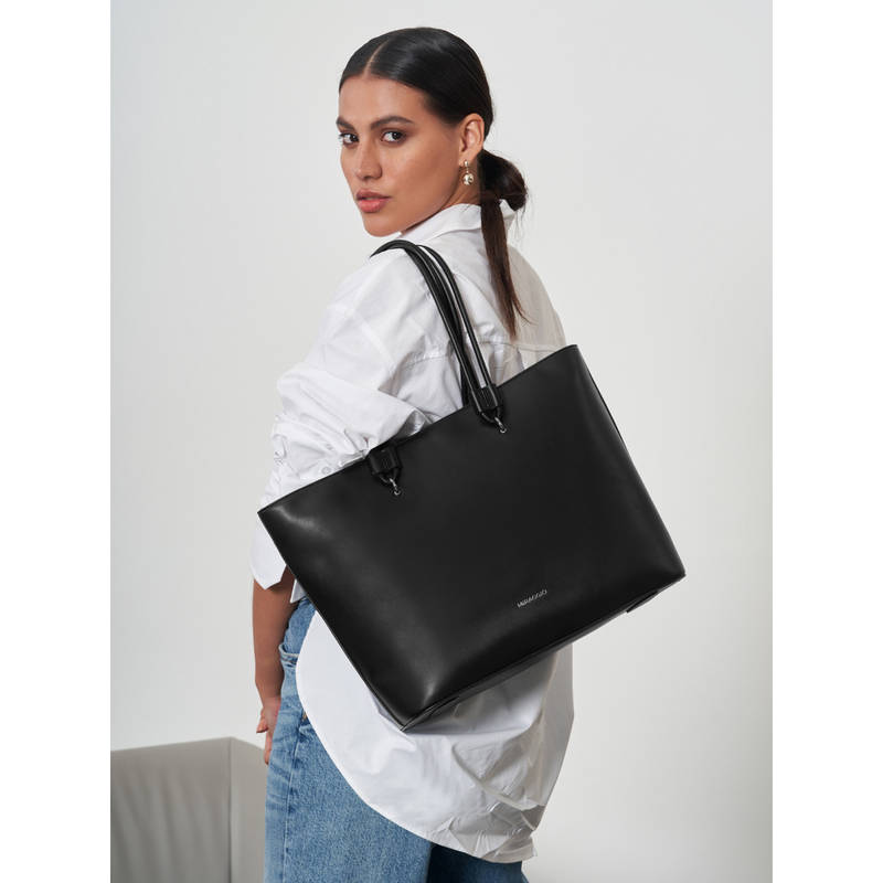 Jada 14 Inch Laptop Tote Bag For Office & Everyday Use- Black