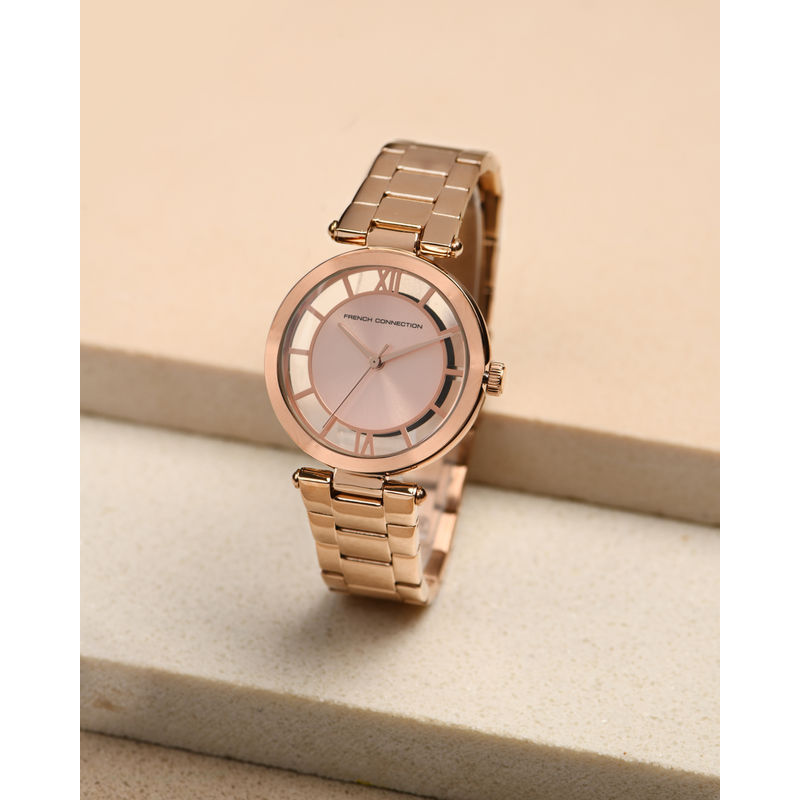 Buy French Connection Women Rose Gold Analogue Watch FCN0001F Online