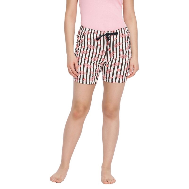 Lyra cotton Printed Shorts for women-Multi-Color (S)