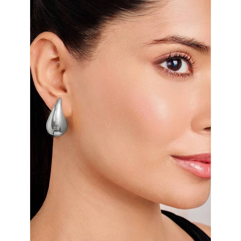 ELRA Silver Rhodium Plated Drop Earrings (S)