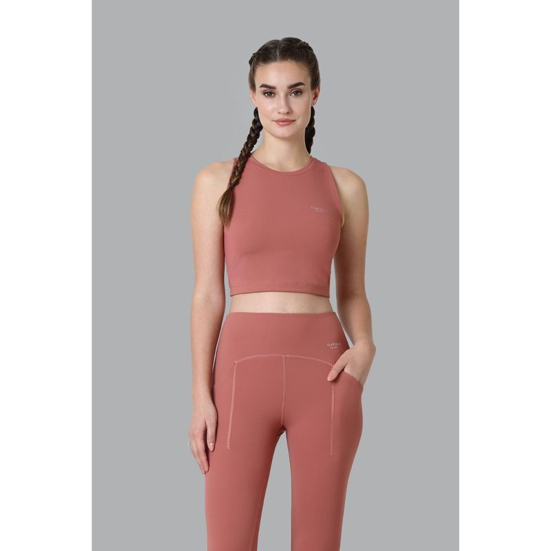 Van Heusen Proactive Elite Women Moderate Compression & High Stretch Sports Bra - Seek Rose (S)