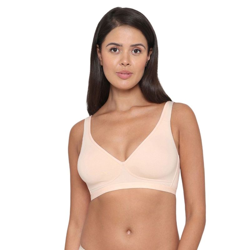 Wacoal Womens Basics Essentials Non-Padded Non-Wired Full Cup T-Shirt Bra-Beige (38B)