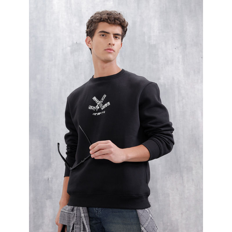 WROGN Mens Casual Branded Comfort Fit Sweatshirt (S)