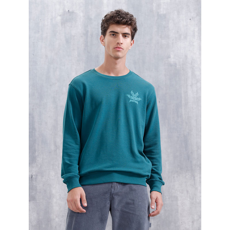 WROGN Loop Terry Cotton Brand Carrier Sweatshirt (S)