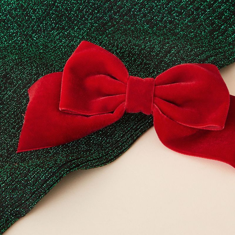 Accessorize London Girls Red Velvet Hair Bow Barrette: Buy Accessorize ...