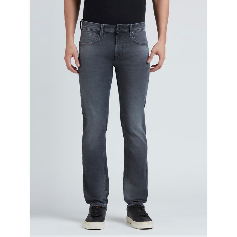 Pepe Jeans Danial Grey Low Rise Tapered Jeans (34)