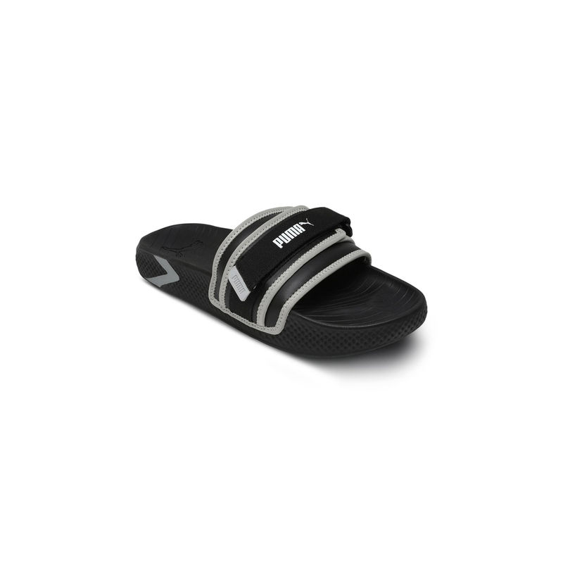 Puma Softridepro Leadpuff Black Slip On Sliders (UK 7)