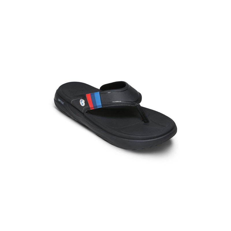 Puma BMW M Motorsport Softride Seave Men Black Beach Flip Flops (UK 8)