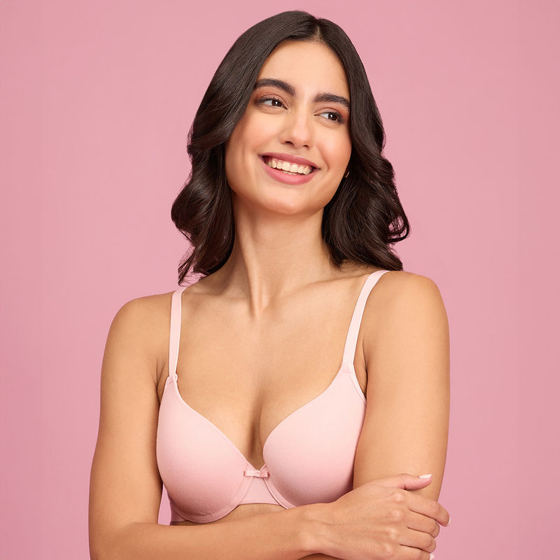 Nykd by Nykaa Push Up Plunge Bra - Coral Blush NYB249 (34D)