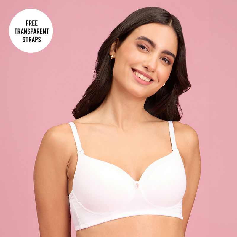 Nykd by Nykaa Iconic Low Back Party Bra - NYB252 - White (36D)
