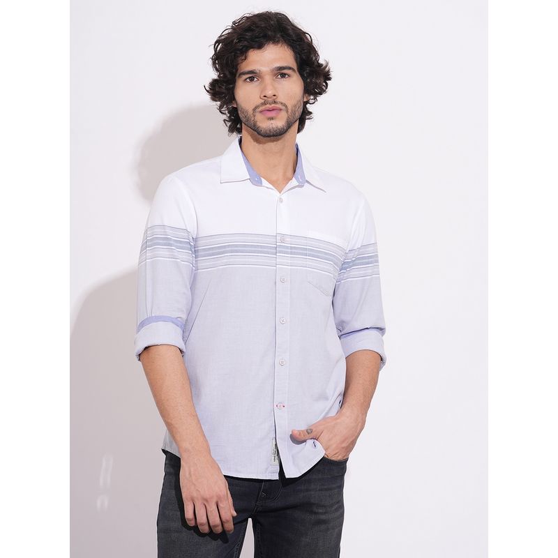 Being Human Men Lavender Shirt (L)