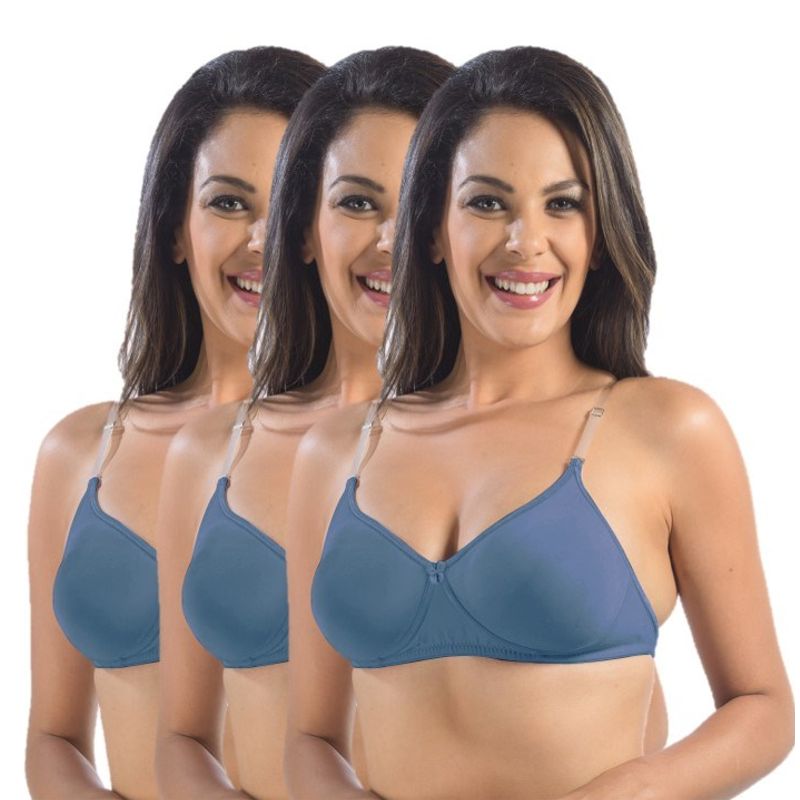 Xxxx Sex Amala Paul - Sonari Backless Women's Padded T-shirt Bra-Pack of 3 - Blue (38B): Buy  Sonari Backless Women's Padded T-shirt Bra-Pack of 3 - Blue (38B) Online at  Best Price in India | Nykaa